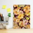 thumbnail image 5 of FMSHPON Yellow Hibiscus Flower Tropical Plant Clipboard Hardboard Wood Nursing Clip Board and Pull for Standard A4 Letter 13x9 inches, 5 of 7