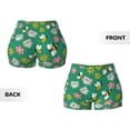 thumbnail image 5 of Lsque Flying Bees Pattern High Waisted Biker Shorts for Women-Tummy Control Fitness Athletic Workout Running Yoga Gym Shorts,Moisture-Wicking-Medium, 5 of 9