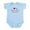 Sky Blue, variant on CafePress - I Love Puerto Rican Grandma Infant Bodysuit - Baby Light Bodysuit, Size Newborn - 24 Months