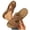 Khaki, variant on Women Flower Wedge Slide Sandals Heart Shape Cutouts Floral Detail Cushioned Footbed Spring Summer Beach Slides,Khaki
