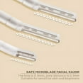 thumbnail image 2 of EXLEAF 2026 New Razor for Women Face,15 Pcs Microblade Eyebrow Razors,Multipurpose Dermaplaning Tool for Face,Peach Fuzz Removal,Face Shavers for Women and Men for Home,Travel,Bathroom,Grooming, 2 of 4