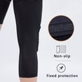 thumbnail image 5 of Honeycomb Padded Knee Sleeves, Basketball Cycling Sports Protective Gear, 5 of 6