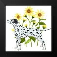 thumbnail image 2 of Warren, Annie 12x12 Black Modern Framed Museum Art Print Titled - Garden Trot II, 2 of 5