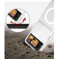 thumbnail image 4 of Magnetic Clear Case for Samsung Galaxy Z Flip 4 5g, Compatible with Magsafe Card Wallet and Wireless Charger, Transparent Shockproof and Drop-Proof Hard PC Case, 4 of 11