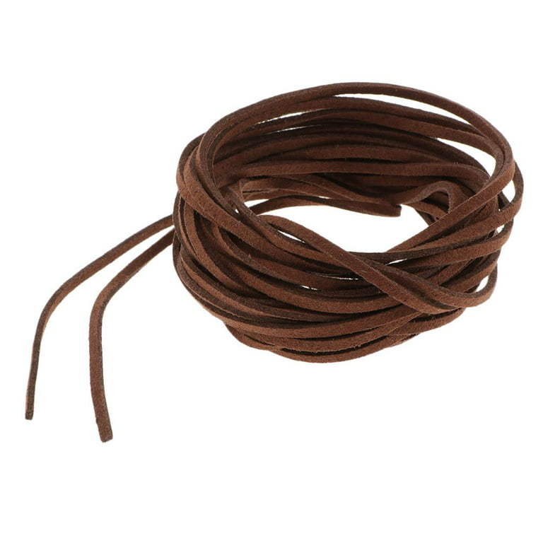 Cridoz Faux Suede Leather Cord, 25 Rolls Flat for Jewelry Making, Leather  Strips & Laces for Dream Catcher Supplies DIY Crafts, Thread Velvet String