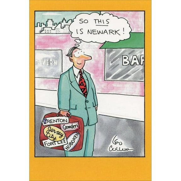 Nobleworks Newark Funny / Humorous Leo Cullum Congratulations Card