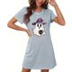 thumbnail image 4 of Camisón corto de talla grande para mujer, camisón de manga corta con estampado de pecho a la moda, camisón para mujer, 4 of 5