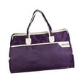 thumbnail image 2 of Bolsa de viaje de lona, bolsa de gimnasio deportiva, bolsa de almacenamiento, bolsa de noche, bolso para viaje, mochilero, ejercicio, deportes al aire Púrpura shamjiam Bolsa de yoga, 2 of 7