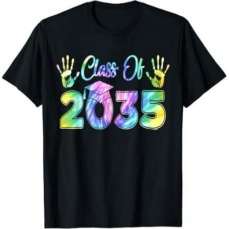

Class Of 2035 Grow With Me Shirt Pre-K Kindergarten Tie Dye T-Shirt