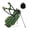 Green, variant on Spaco Golf Course Lightweight Golf Stand Bag, 5 Zippered Pockets 8-Way Top Dividers for Golfer, Gray