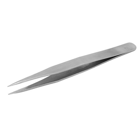 Non-magnetic Stainless Steel Pointy Straight Tip Tweezer Forceps 117mm ...