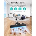 thumbnail image 4 of Aspiron Canister Vacuum Cleaner, 5 Brushes, 3.7QT Bagless Vacuum with Double HEPA Filter, New, 4 of 5