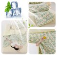 thumbnail image 6 of Qocolhg Summer Quilt Bedding Modern Cool Feeling Air Conditioner Quilt for Kids, Cotton Breathable Comforter Print Floral Quilts Bedspread, Cooling Blankets for Hot Sleepers, 39x59 inch, Green, 6 of 7