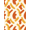 Orange, Pattern 15, variant on Design&I 8'x10' Washable Area Rug Terracotta Asymmetrical Balance Contemporary Abstract Mid Century for Living Room, Family Extra Large Skid-Resistant Low Profile