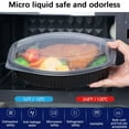 thumbnail image 4 of Summer Clearance,Metal Bento Box,Disposable Meal Prep Containers,Disposable Lunch Box Made Of PP Material, American Pasta, Sushi Packaging Box, Microwave Thickened Takeout Packaging Box, 4 of 9