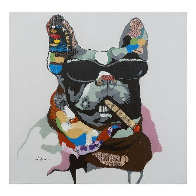 Yosemite Home Decor 'Cool Gear' Fabric Canvas in Multi-Color