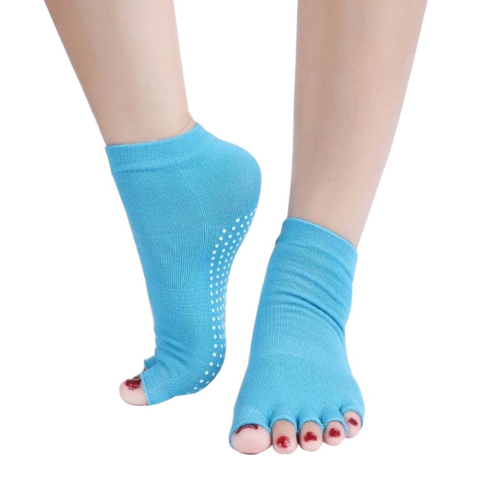 MENGXI Ankle Socks Half Toeless Non Skid Socks Protect Against Chronic Ankle Strain for Running Walking YogaCalcetines protectores 