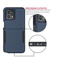 thumbnail image 2 of For Motorola Moto G Stylus 5G 2023 Case ,Sturdy Phone Case for Moto G Stylus 5G 2023, Tekcoo Shockproof Protection Heavy Duty Armor Hard Plastic & Rubber Rugged Bumper 2-in-1 Case Cover -Dark Blue, 2 of 8