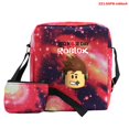 thumbnail image 1 of Bolsa de almacenamiento portátil con cremallera para estudiantes, bolso de hombro informal con estampado de patrón Roblox periférico de juego, monedero pequeño, regalo 3, 1 of 4