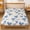 B, variant on Double Bed Fitted Sheet Non-Slip Fixed Bed Cover All Inclusive Mattress Protection Soft Fiber for Naked Sleeping