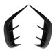 thumbnail image 3 of Rear Bumper Side Spoiler, 2PCS Wind Knife Carbon Fiber Style ABS Rear Fog Light Trim For Car ANGGREK Otros, 3 of 8