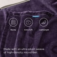 thumbnail image 3 of Manta Bedsure, forro polar morado, tamaño king, 274 x 229 cm, microfibra, 3 of 7