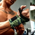 thumbnail image 6 of WOD Nation Wrist Wraps - Secure Hook & Loop Closure Gym Wraps - Stabilizing Wrist Support for Weight Lifting - For Powerlifting & Strength Training - 18 in, Green Camo, 6 of 6