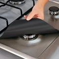thumbnail image 1 of 4 Pcs Gas Stove Protectors Cooker Cover Liner Clean Mat Pads Gas Stove Stovetop Protector Home Kitchen Cookware Accessories, 1 of 5