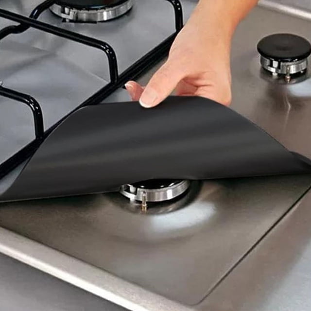 4 Pcs Gas Stove Protectors Cooker Cover Liner Clean Mat Pads Gas Stove Stovetop Protector Home Kitchen Cookware Accessories