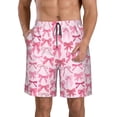 thumbnail image 1 of Fotbe Pink bows Trajes de Baño Estampados para Hombre, Shorts de Verano de Secado Rápido, Ropa de Playa, Bañadores-Medium, 1 of 6