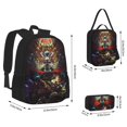 Saiise The Binding of Isaac Printed Backpacks With Lunch Pack Pencil