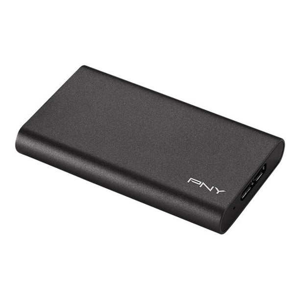PNY ELITE - SSD - 480 GB - Externe (portable) - USB 3.0 - Noir