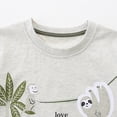 thumbnail image 5 of TOWED22 Toddler Kids Baby Boy Summer Outfits 2pcs Dinosaur Truck Print Round Neck Short Sleeve Tee Shirt Elastic Waist Shorts Clothes(Grey,1-2 Y), 5 of 8