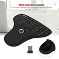 thumbnail image 4 of Wireless Trackball Keyboard,N5901 Keyboard Trackball 2.4G Wireless Mini USB MultiMedia Keyboard for TV Computer, 4 of 9