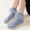 Blue, variant on FSYBOA Girls Cotton Socks Size 2T, Lace Daily Wear Stretch Breathable Kids Ankle Socks Green