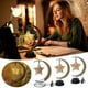 thumbnail image 1 of Fiudx Lámpara Decorativa Led, Diseño de Cuerda Enrollada a Mano, Caña de Alambre de Cobre En Forma de Estrella, Luz Cálida, Ahorro de Energía Ecológico, Decoración Del Hogar, Regalo Perfecto, Base de, 1 of 7