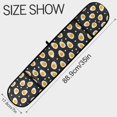 thumbnail image 3 of Dailycode Double Sided Oven Mitt with Loop Heat Resistant Kitchen Long Potholders 7" x 35" Fried Eggs and Polka Dots, 3 of 6
