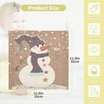 thumbnail image 2 of Dreamtimes Funny Snowman Bird Baby Muslin Washcloths Face Towel, Merry Christmas Burp Cloths Cotton Wipes 5 PCS Infant Wash Cloth for Newborn Boys Girls 12x12 inches, 2 of 7