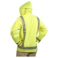 thumbnail image 2 of Mcr Safety Hi-Vis Rain Jacket, Polyurethane, Class 3 Lime, XL 500RJHXL, 2 of 2
