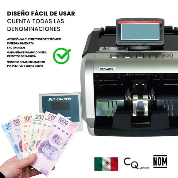 Contadora De Billetes CID-489 CQ ENTAN Contadora de Billetes CID-489