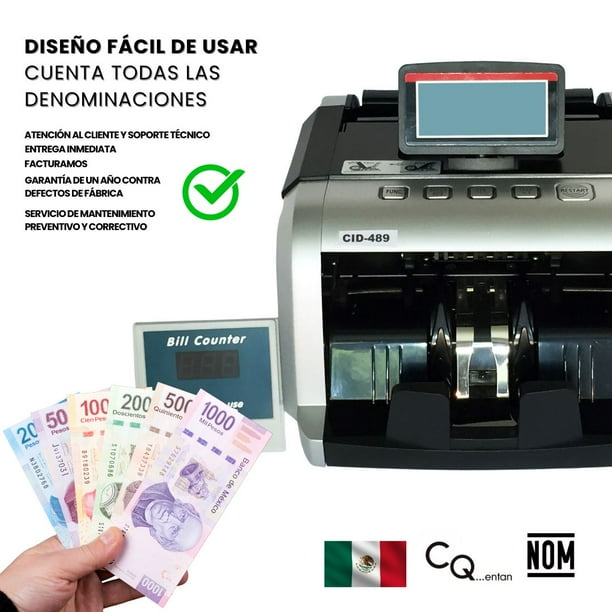 Contadora De Billetes CID-489 CQ ENTAN Contadora de Billetes CID-489