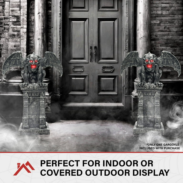 ⭕️未開封⭕️ 檄 & HUNTING DAYS  GARGOYLE Haunted Hill Farm 3.2-Ft. Tall Motion-Activated Gargoyle