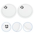 thumbnail image 1 of Raindrops 2Pcs Drum Protector White Protective Sticker Durable for Single Pedal Drum Use, 1 of 7