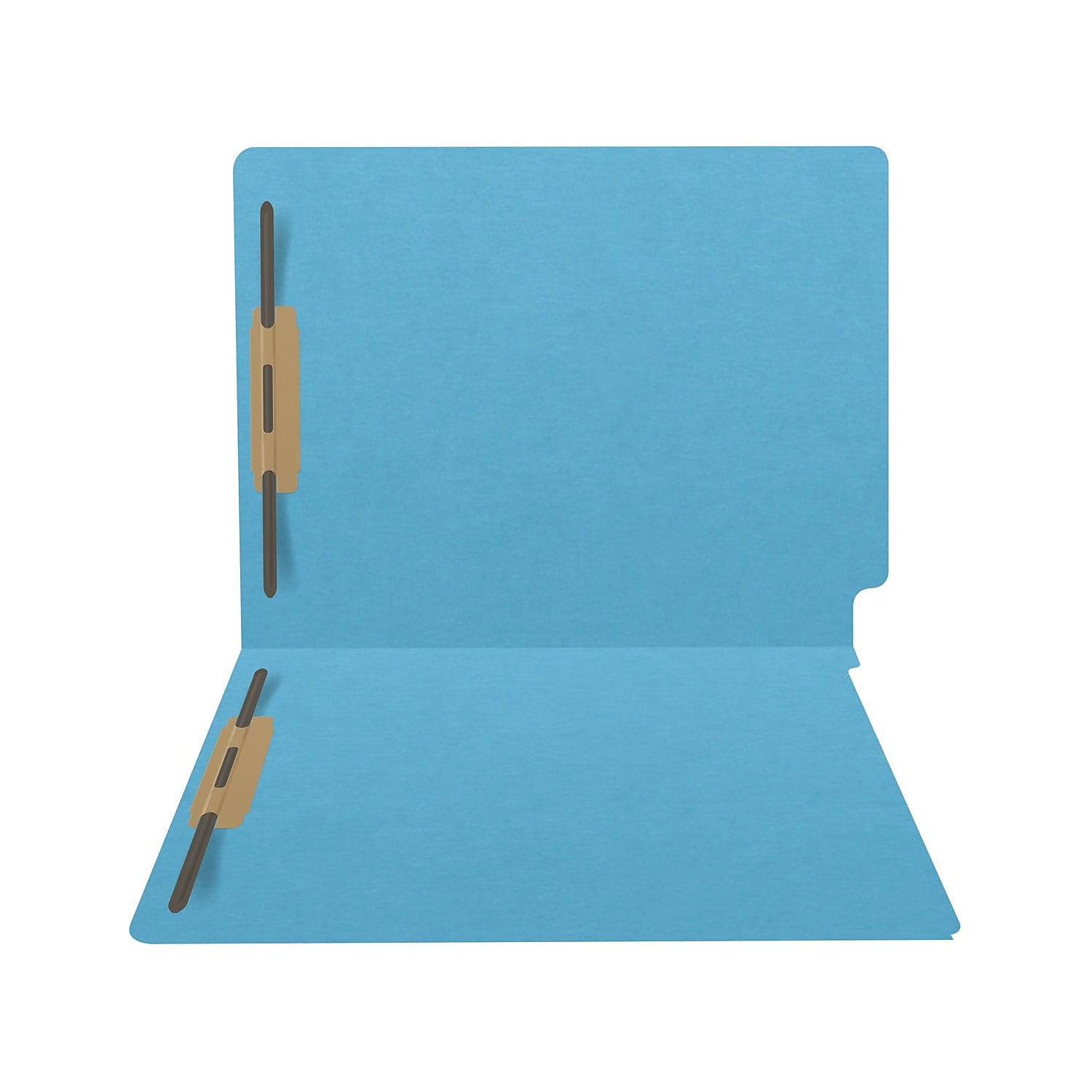 Medical Arts Press Heavy Duty End Tab File Folder Straight Cut Letter Size Dark Blue 40/Box