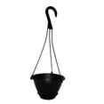 thumbnail image 5 of KOBA 6" Mini Black Hanging Basket with Saucer, Qty. 10, 5 of 5