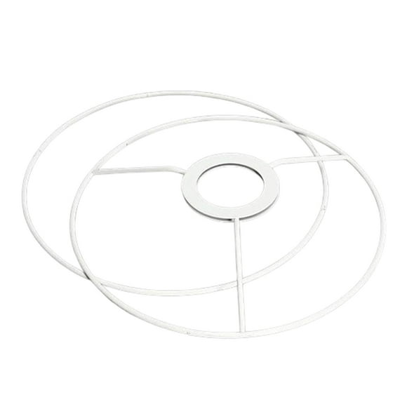 Matsuzay Lámpara Circular de hierro, anillo de sombra de luz, instalación fácil y elegante, actualización instantánea, ajuste duradero, 2 Decoración del hogar