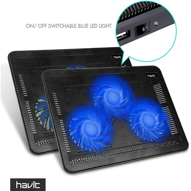 havit HV-F2056 15.6 "-17" Laptop Cooler Cooling Pad - Slim Portable US