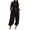 Black Onyx, variant on ELOQUII Women's Plus Size Balloon Trouser With Pleats