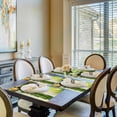 thumbnail image 5 of Spa Stones Placemats Set of 6,Garden Flower Table Mats Non-Slip Heat Resistant Washable Placemat for Party Kitchen Dining Table Decoration Indoor Outdoor, 5 of 5