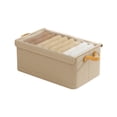 thumbnail image 2 of Fiudx Caja de Almacenamiento, Organizador de Tela Resistente, Contenedor Plegable para Ropa y Calcetines, Solución para Ahorrar Espacio, Uso En Casa o En La Oficina, Fácil Transporte y Embalaje., 2 of 6